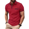 European and American ins cross-border 2024 Summer Express sale Amazon POLO shirts with button pockets, men's sports polo shirts Item Picture